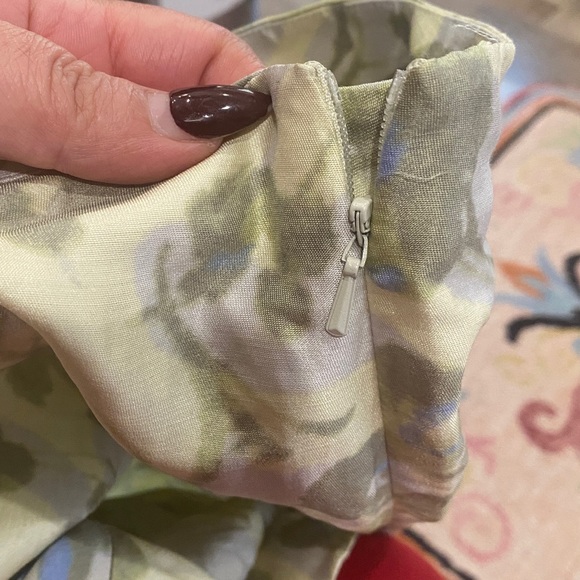 Sigrid Olsen Floral silk Cropped Pants Sz 12P - Picture 8 of 8